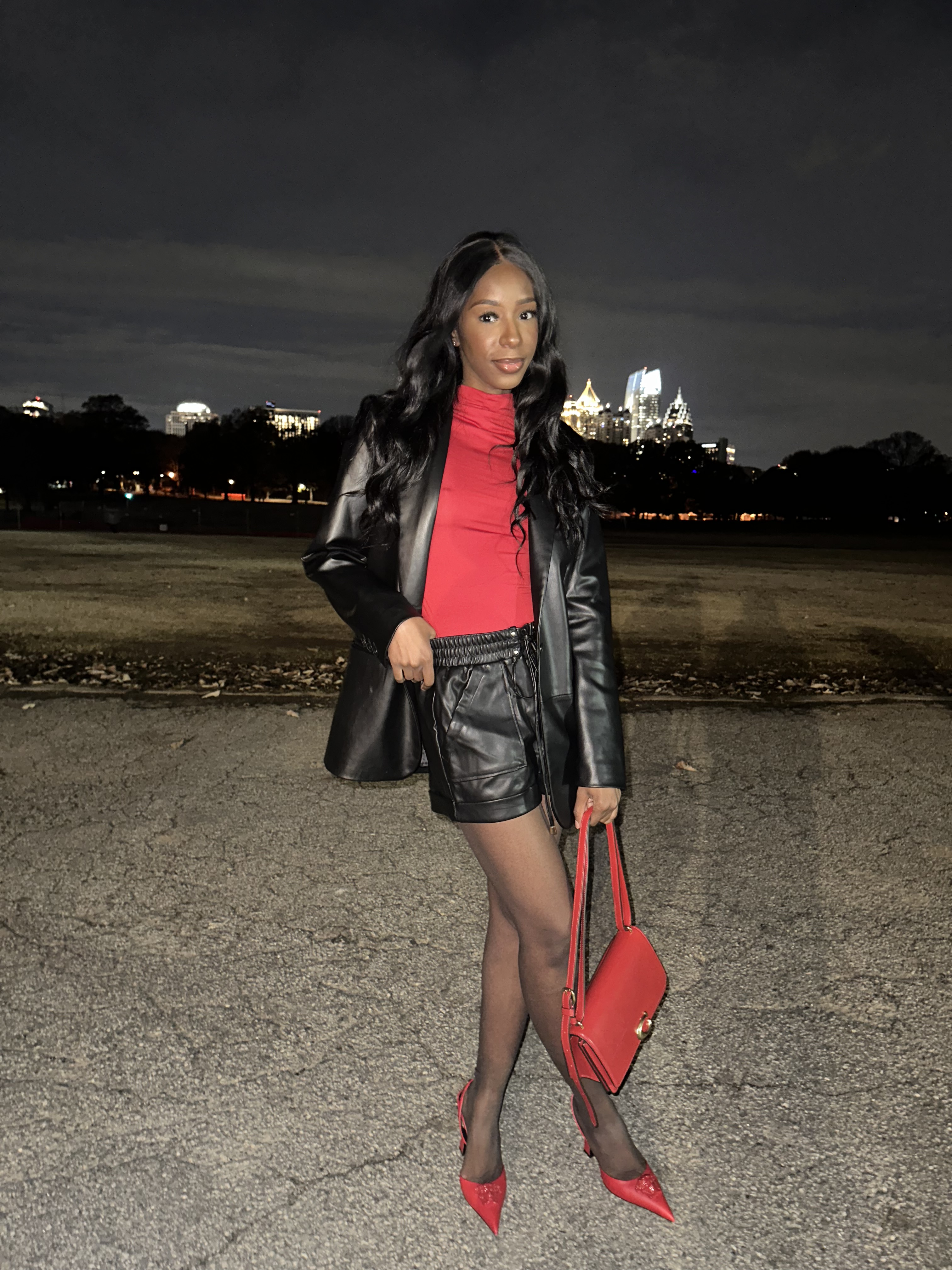 Look Book: Leather on Leather.